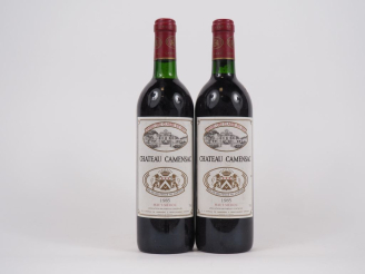 Vente aux enchères 2 BOUTEILLES CHÂTEAU CAMENSAC GCC HAUT MÉDOC - 1985 : 1 BG