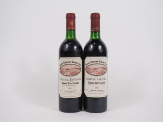 Vente aux enchères 2 BOUTEILLES CHÂTEAU LA CLOTTE GCC ST ÉMILION - 1987 - LB