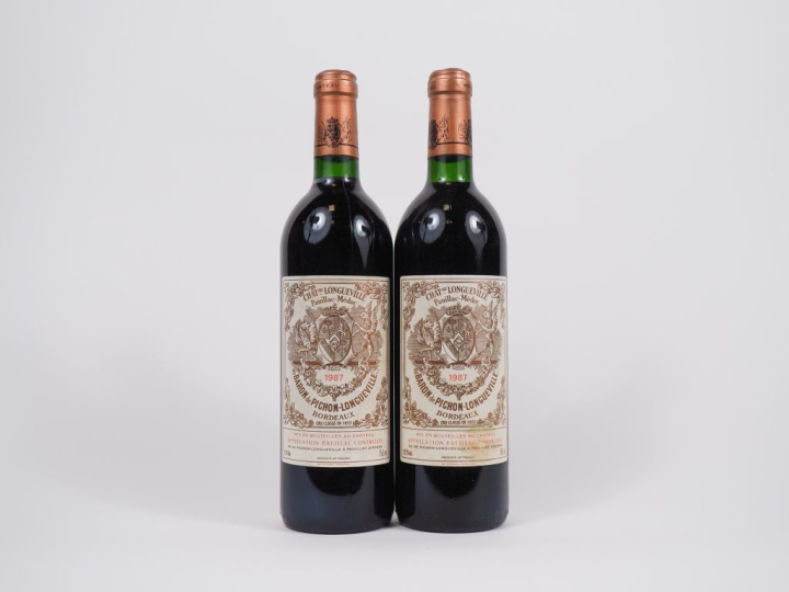 2 BOUTEILLES CHÂTEAU PICHON LONGUEVILLE BARON DE PICHON GCC PAUILLAC -