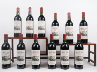 Vente aux enchères 12 BOUTEILLES CHÂTEAU NENIN POMEROL - 1988 - 9 BG