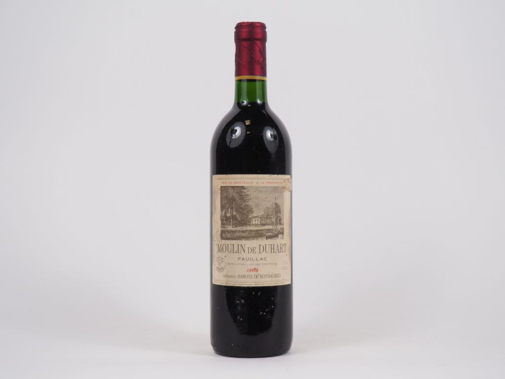 1 BOUTEILLE MOULIN DE DUHART PAUILLAC - 1989 - BG - ETS