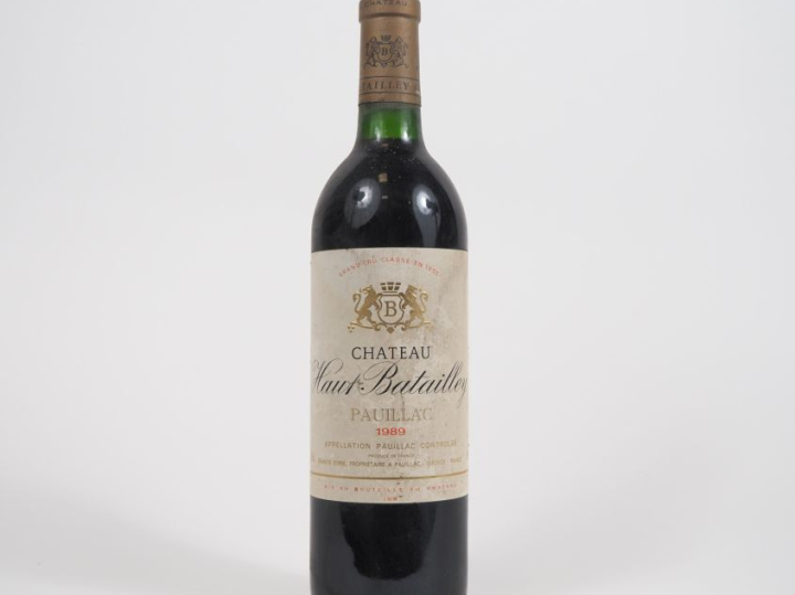 1 BOUTEILLE CHÂTEAU HAUT BATAILLEY GCC PAUILLAC - 1989 - BG