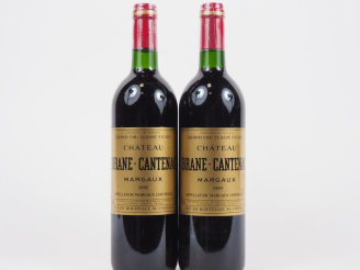 Vente aux enchères 2 BOUTEILLE CHÂTEAU BRANE CANTENAC GCC MARGAUX - 1995 - BG