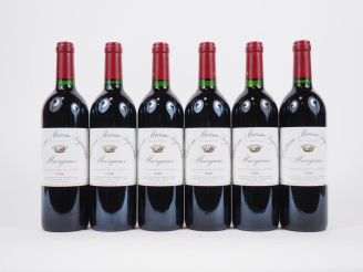 Vente aux enchères 6 BOUTEILLES CHÂTEAU MARSAC SEGUINEAU CB MARGAUX - 1996