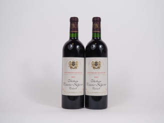 Vente aux enchères 2 BOUTEILLES CHÂTEAU BEAUSÉJOUR BÉCOT GCC ST EMILION - 2002