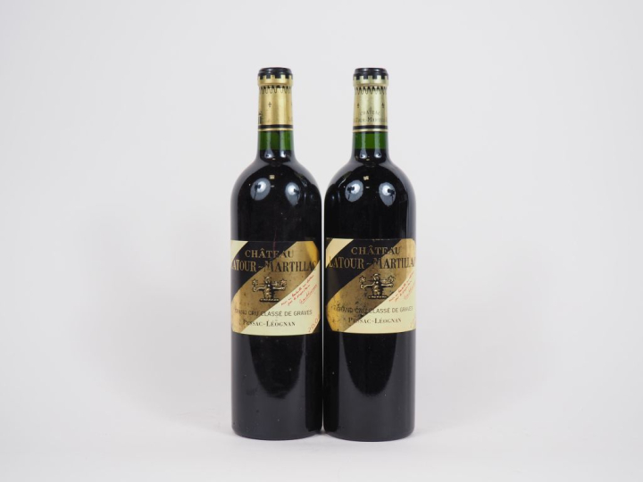 2 BOUTEILLES CHATEAU LATOUR MARTILLAC GCC GRAVES - 2008