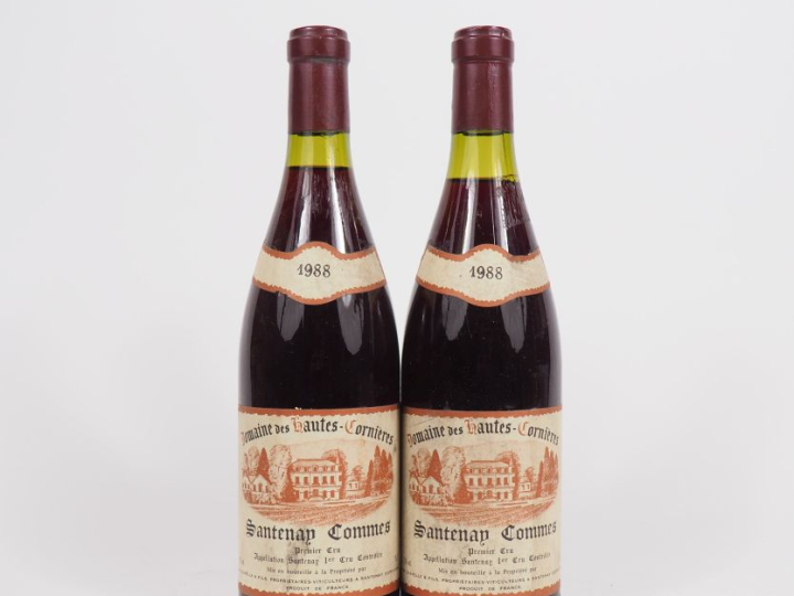 2 BOUTEILLES SANTENAY COMMES 1er CC DOMAINE DES HAUTES CORNIÈRES - 198