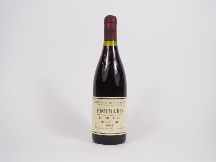 1 BOUTEILLE POMMARD 1er CRU "LES RUGIENS" DOMAINE DE COURCEL - 1995