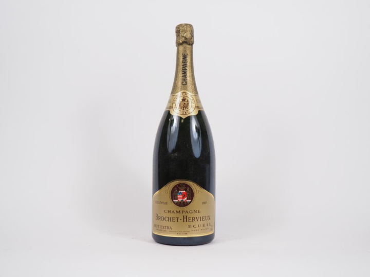 1 MAGNUM CHAMPAGNE 1er CRU ECUEIL BROCHET HERVIEUX - 1986