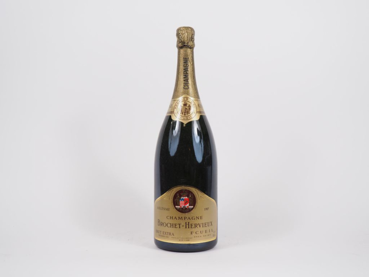 1 MAGNUM CHAMPAGNE 1er CRU ECUEIL BROCHET HERVIEUX - 1986