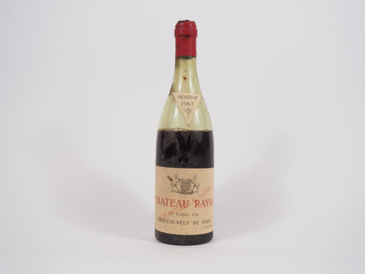 1 BOUTEILLE CHATEAU RAYAS CHÂTEAUNEUF DU PAPE L. REYNAUD - 1967 - VIDA
