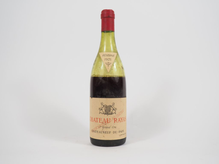 1 BOUTEILLE CHÂTEAU RAYAS CHÂTEAUNEUF DU PAPE L. REYNAUD - 1971 - VIDA