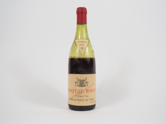 Vente aux enchères 1 BOUTEILLE CHÂTEAU RAYAS CHÂTEAUNEUF DU PAPE L. REYNAUD - 1971 - VIDA