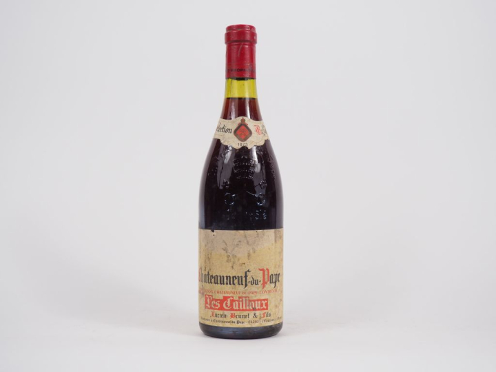 1 BOUTEILLE CHÂTEAUNEUF DU PAPE "LES CAILLOUX" L. BRUNEL   FILS - 1973