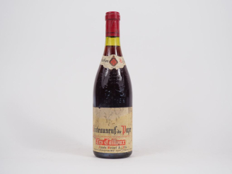 Vente aux enchères 1 BOUTEILLE CHÂTEAUNEUF DU PAPE "LES CAILLOUX" L. BRUNEL   FILS - 1973
