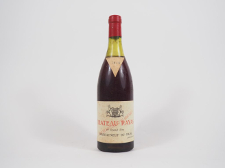 Vente aux enchères 1 BOUTEILLE CHÂTEAU RAYAS CHÂTEAUNEUF DU PAPE - 1976 - 4 CM - COLERETT