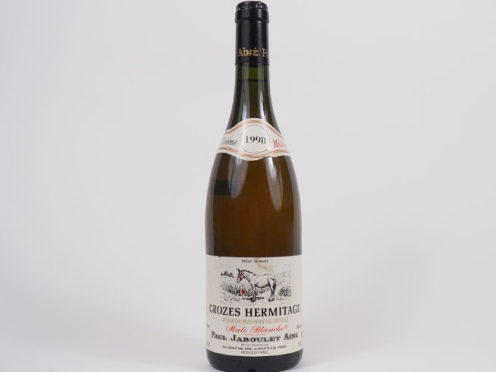 1 BOUTEILLE CROZES HERMITAGE "MULE BLANCHE" PAUL JABOULET AINÉ - 1998