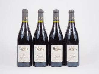 Vente aux enchères 4 BOUTEILLES CAIRANNE COTES DU RHÔNE VILLAGES DOMAINE DE LA PRÉSIDENTE