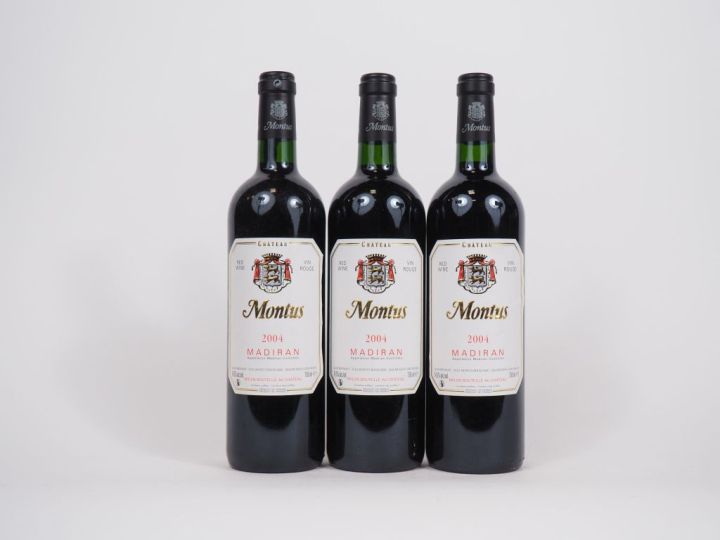 3 BOUTEILLES CHÂTEAU MONTUS MADIRAN - 2004 