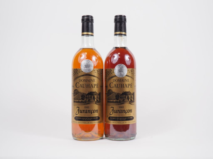 2 BOUTEILLES DOMAINE CAUHAPÉ JURANCON - 1982 - BG