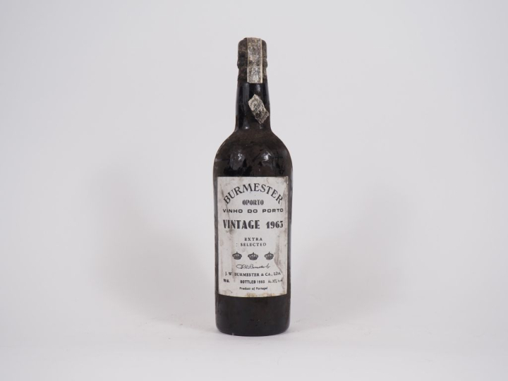 1 BOUTEILLE PORTO BURMESTER "VINTAGE" - 1963 - MISE : 1965 - CAPS LEGE