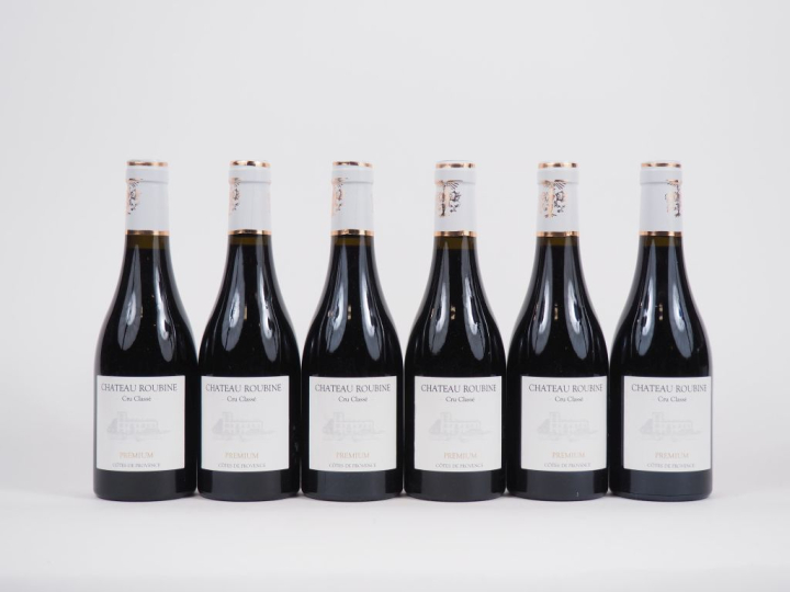 6 BOUTEILLES (37,5 CL) CHÂTEAU ROUBINE CC COTES DE PROVENCE PREMIUM - 