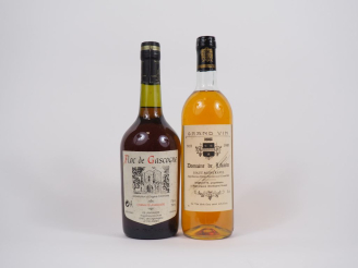 Vente aux enchères 2 BOUTEILLES : 1 FLOC DE GASCOGNE CHÂTEAU DE LAGRANGERIE NM/1 DOMAINE 
