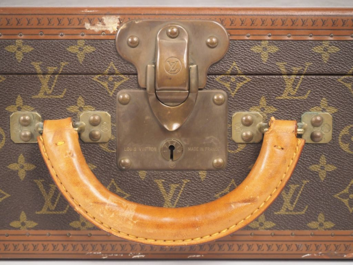 LOUIS VUITTON   Valise, modèle Braken, rigide en toile enduite monogra