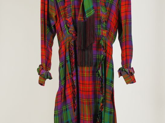 YVES SAINT LAURENT, Rive gauche Robe portefeuille en soie (100%) polyc