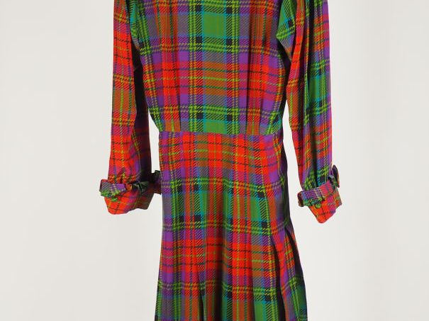 YVES SAINT LAURENT, Rive gauche Robe portefeuille en soie (100%) polyc