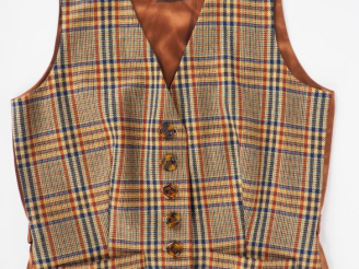 Vente aux enchères YVES SAINT LAURENT, Variation Gilet probablement en laine et soie, à d