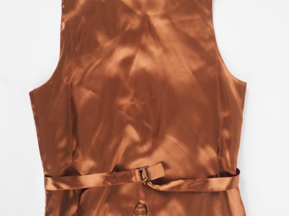 YVES SAINT LAURENT, Variation Gilet probablement en laine et soie, à d