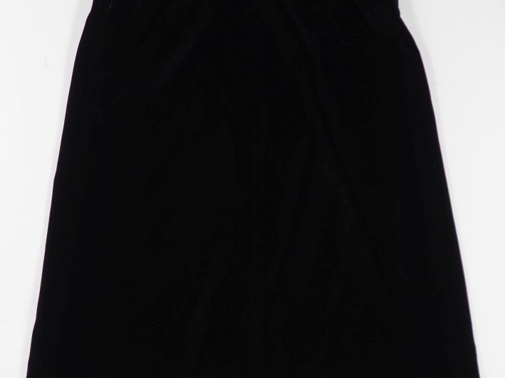 SAINT LAURENT, Rive gauche Jupe en coton (78%) et rayonne (22%) imitan