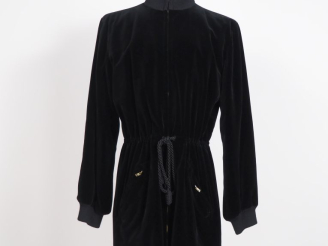 Vente aux enchères SAINT LAURENT, Rive gauche Veste en coton (78%) imitant le velours noi