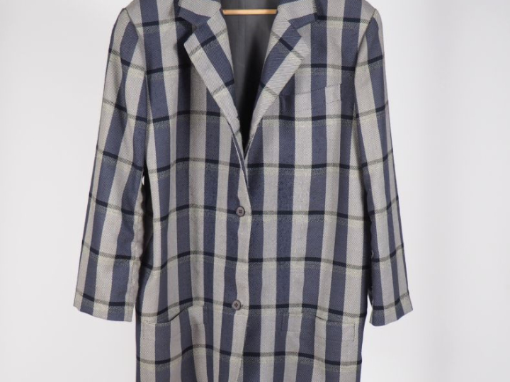 Christian DIOR, Boutique Veste en laine (100%), à décor écossais dans 