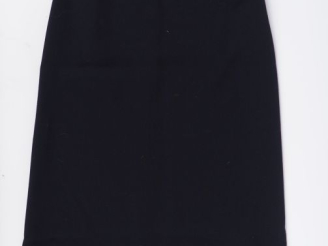 Vente aux enchères Création Pierre CARDIN Jupe longue noire, taille haute. Fermeture par 