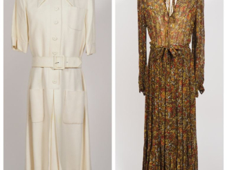 Vente aux enchères Jean-Louis SCHERRER, Boutique, Paris Ensemble comprenant :  - une robe