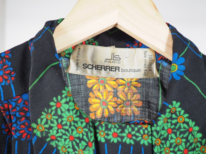 Jean-Louis SCHERRER, Paris Ensemble comprenant une jupe et une blouse,