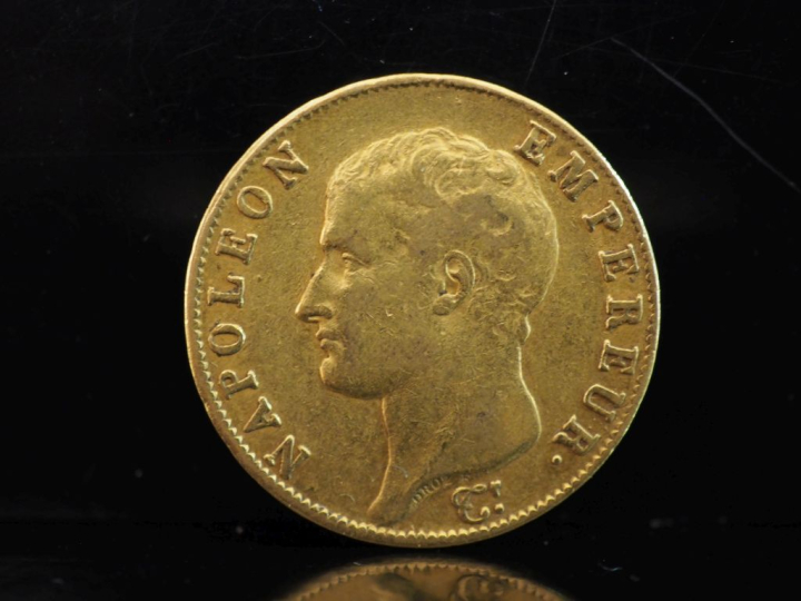 Pièce de 40 Francs or, 1806-U.  FRAIS ACHETEURS 10% HT.   