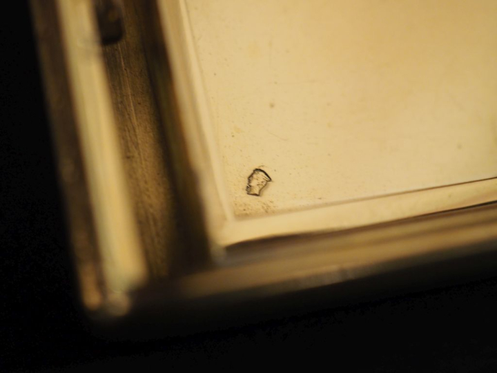 AU FAUBOURG SAINT HONORE, Genève Poudrier de style Art déco en or jaun