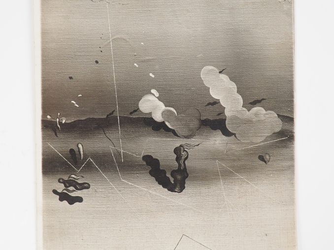 [TANGUY]. ENSEMBLE DE 3 PHOTOGRAPHIES DE PEINTURES SURRÉALISTES dont 2