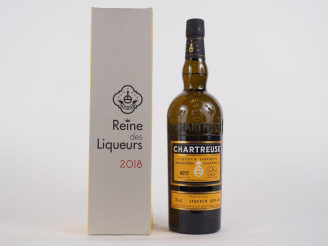 Vente aux enchères 1 BOUTEILLE CHARTREUSE "LA REINE DES LIQUEURS" EXPORT ALLEMAGNE - 2018