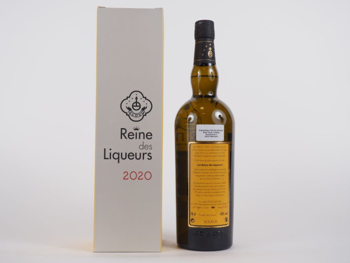 1 BOUTEILLE CHARTREUSE "LA REINE DES LIQUEURS" EXPORT ALLEMAGNE - 2020