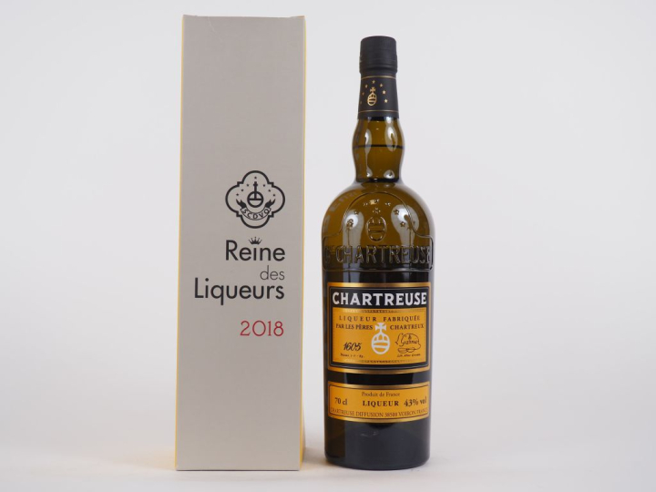 1 BOUTEILLE CHARTREUSE "LA REINE DES LIQUEURS" EXPORT ALLEMAGNE - 2018