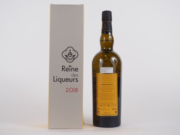 1 BOUTEILLE CHARTREUSE "LA REINE DES LIQUEURS" EXPORT ALLEMAGNE - 2018