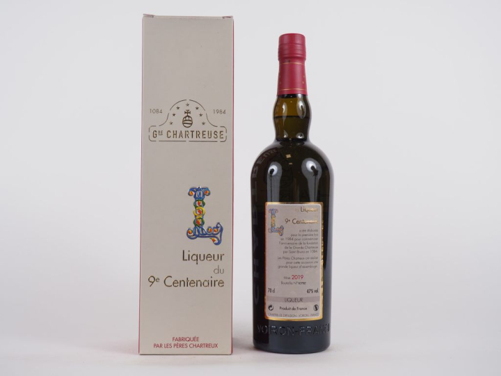 1 BOUTEILLE CHARTREUSE LIQUEUR 9EME CENTENAIRE - 2019 - N°10792