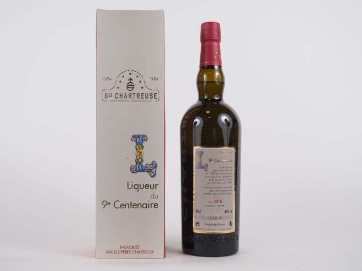 1 BOUTEILLE CHARTREUSE LIQUEUR 9EME CENTENAIRE - 2018 - N°7479