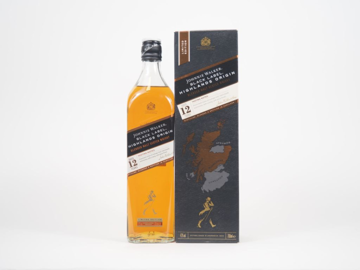 JOHNNIE WALKER 12 YEARS HIGHLANDS ORIGIN 'LIMITED EDITION' 70 cl - 42 