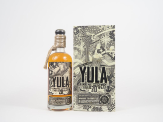Vente aux enchères YULA (3 BOUTEILLES) : 
20 YEARS 70 cl - 52.6 % 
21 YEARS 70 cl - 52.3 