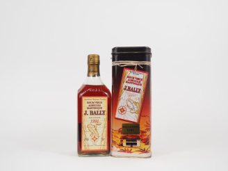 Vente aux enchères 1 BOUTEILLE RHUM BALLY 45 ° - 1991 - COFFRET